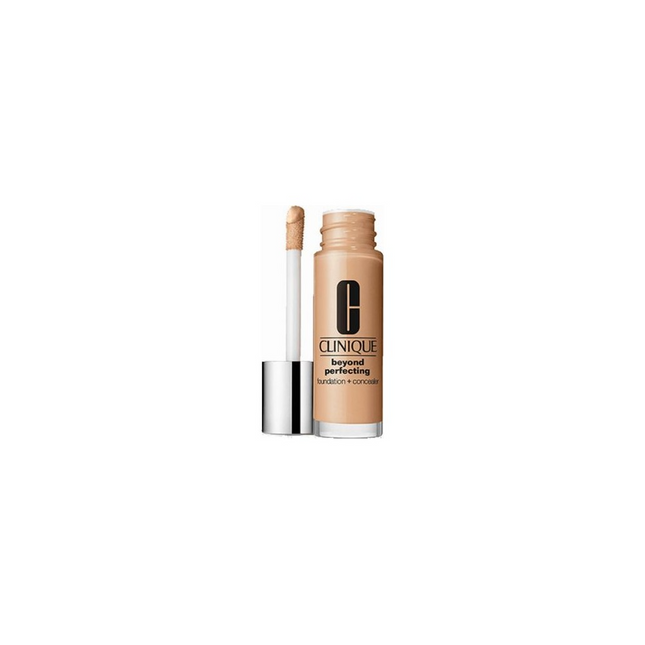 Clinique Beyond Perfecting Paraben-Free Matte Finish – Liquid Foundation & Concealer 2-in-1 for Women, 07, Cream Chamois, 30 ml Tester