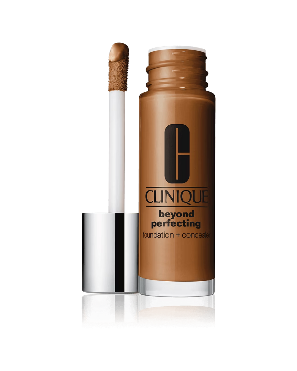 Clinique Beyond Perfecting Paraben-Free Matte Finish – Liquid Foundation & Concealer 2-in-1 for Women, 28, Clove, 30 ml