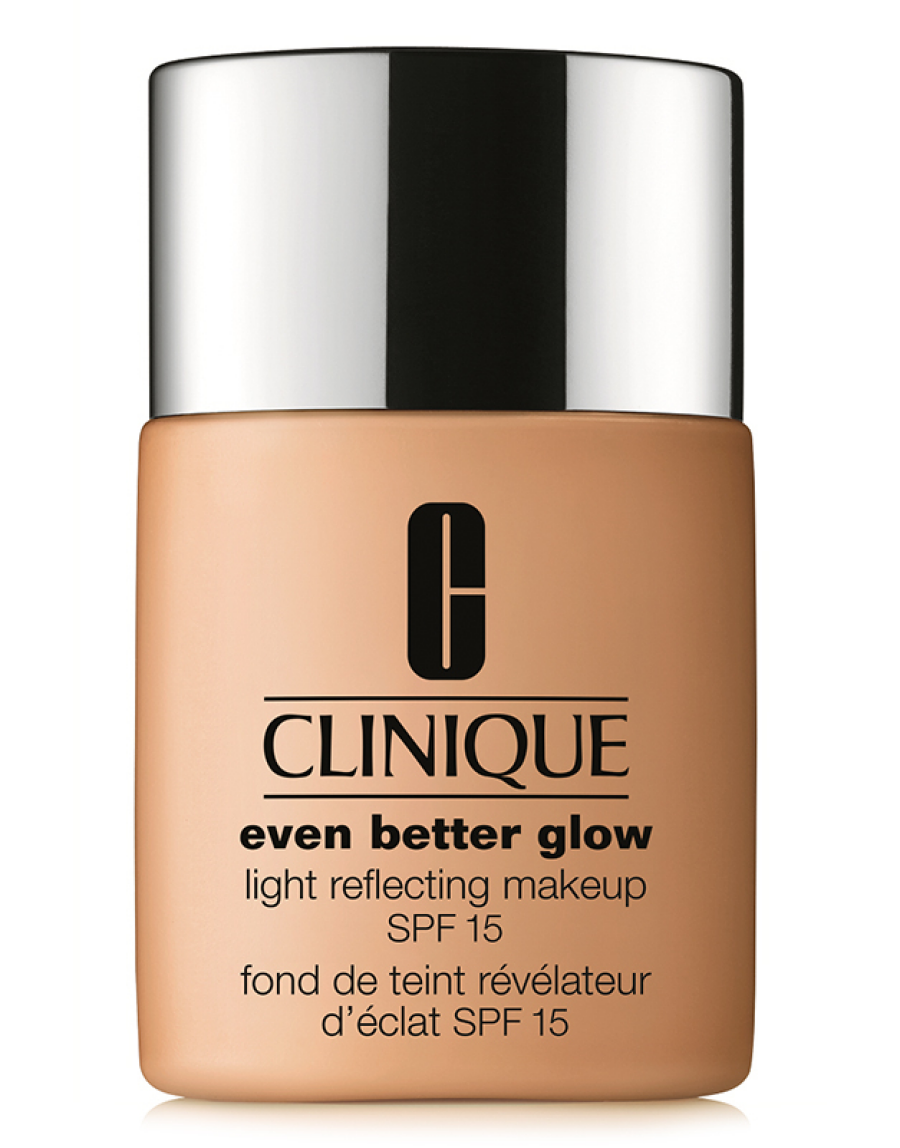 Clinique Even Better Glow Light Reflecting – Liquid Foundation for Women, WN 54, Honey Wheat, SPF 15, 30 ml