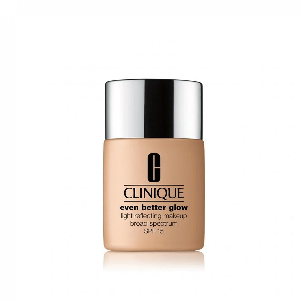 Clinique Even Better Glow Light Reflecting – Liquid Foundation for Women, WN 68, Brulee, SPF 15, 15 ml Tester
