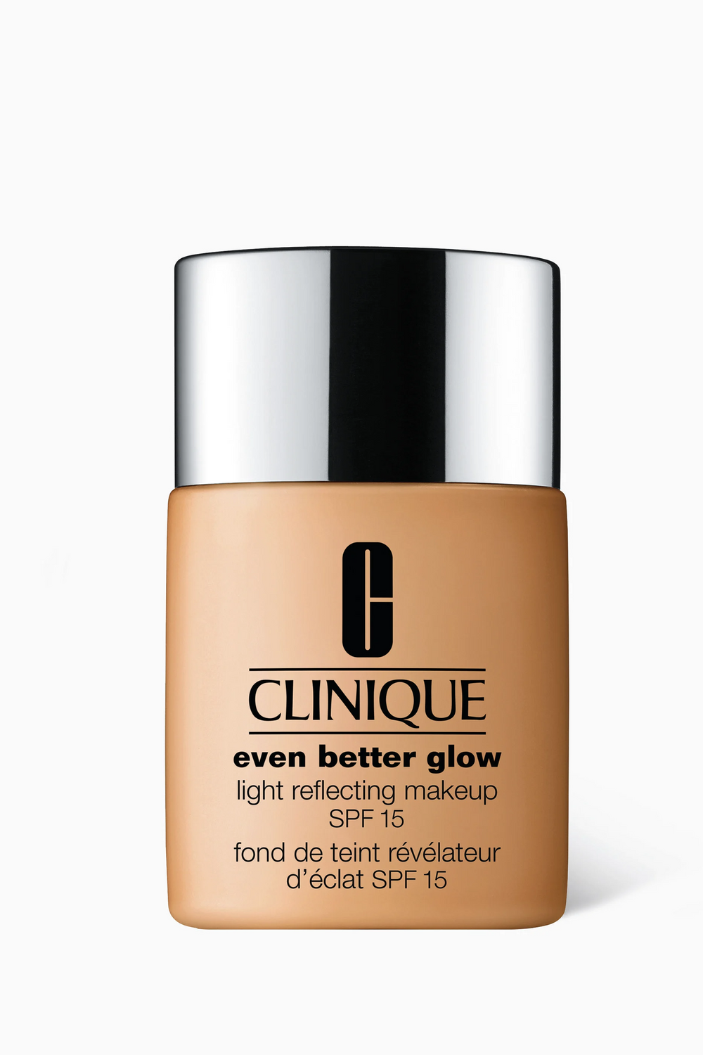 Clinique Even Better Glow Light Reflecting – Liquid Foundation for Women, WN 68, Brulee, SPF 15, 30 ml