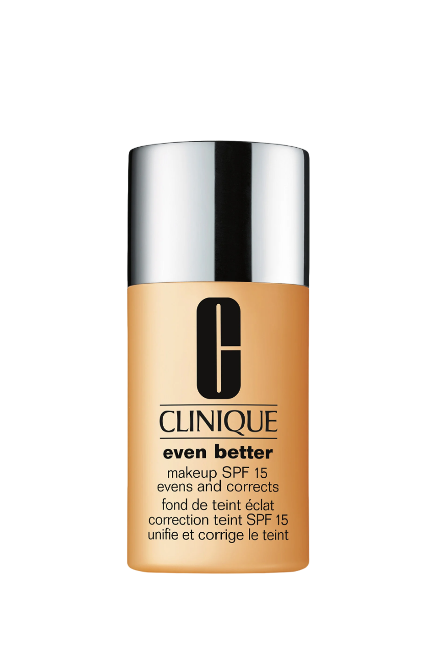 Clinique Even Better Natural Finish – Liquid Foundation for Women, WN 54, Honey Wheat, SPF 15, 30 ml