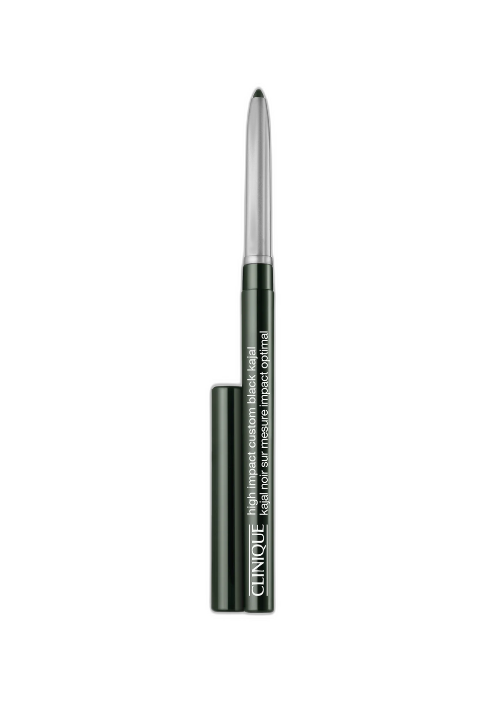 Clinique High Impact - Custom Black Waterproof Colour Long Wearing – Kajal Eye Pencil for Women, 03, Blackened Green, 0.28 g Tester