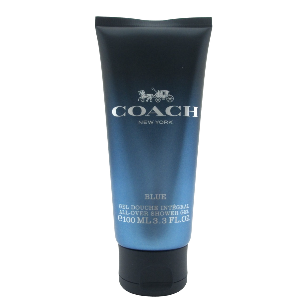 Coach Blue – Shower Gel for Men, Beard & Hair, 100 ml