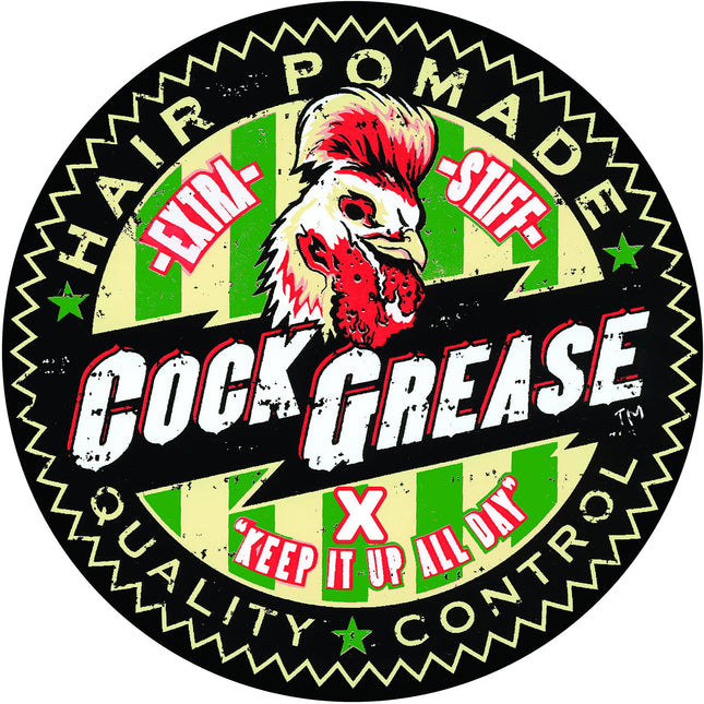 Cock Grease Extra Slick No X – Hair Styling Pomade for Men, Shine Finish, Extra Hold, 100 g