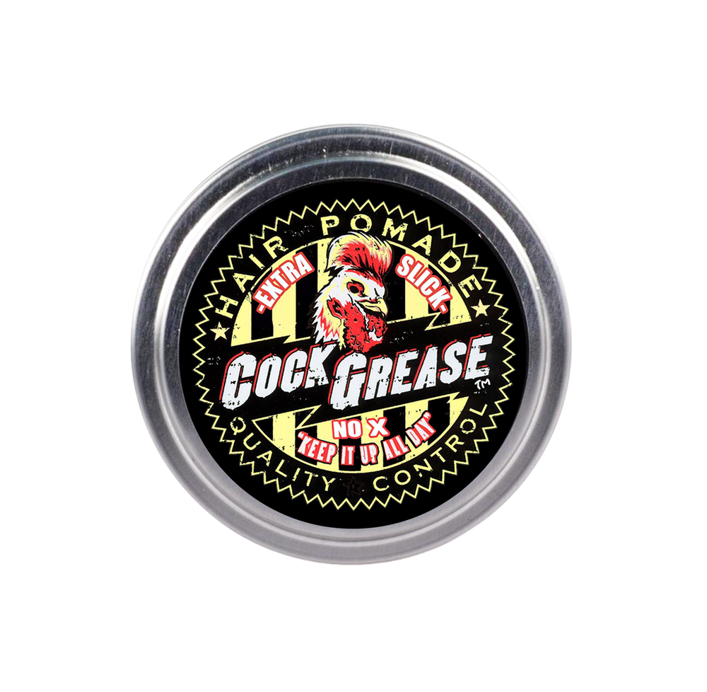 Cock Grease Extra Slick No X – Hair Styling Pomade Unisex, Shine Finish, Extra Hold, 50 g