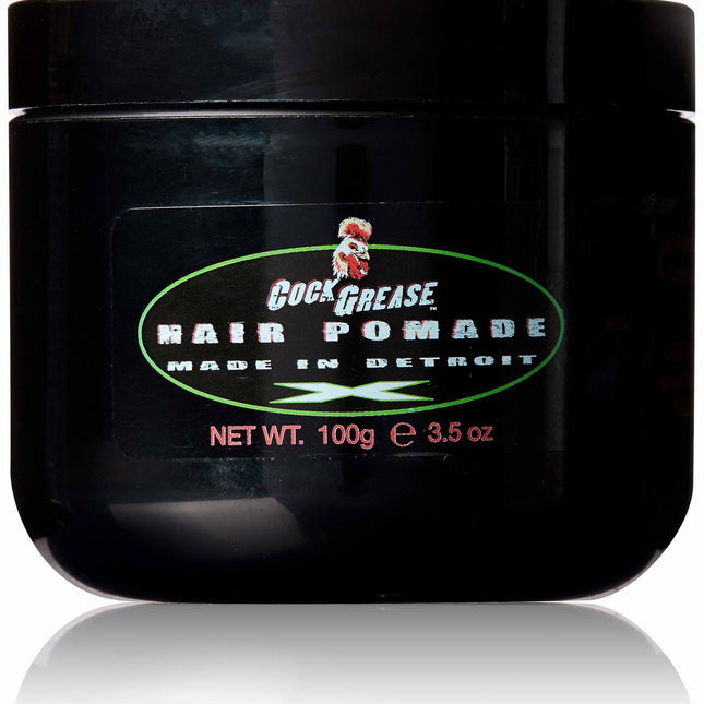 Cock Grease Extra Stiff X – Hair Styling Pomade for Men, Shine Finish, Extra Hold, 100 g