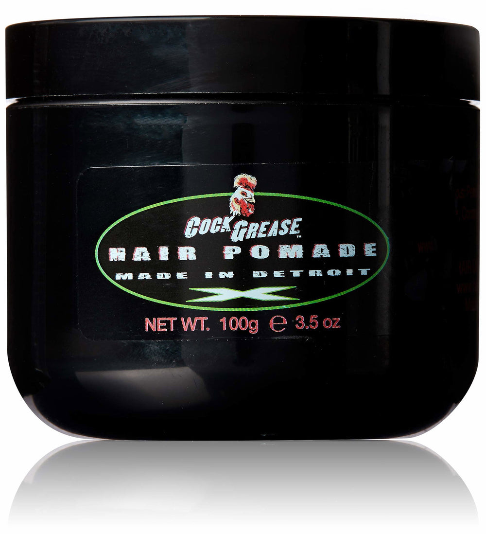 Cock Grease Extra Stiff X – Hair Styling Pomade for Men, Shine Finish, Extra Hold, 100 g