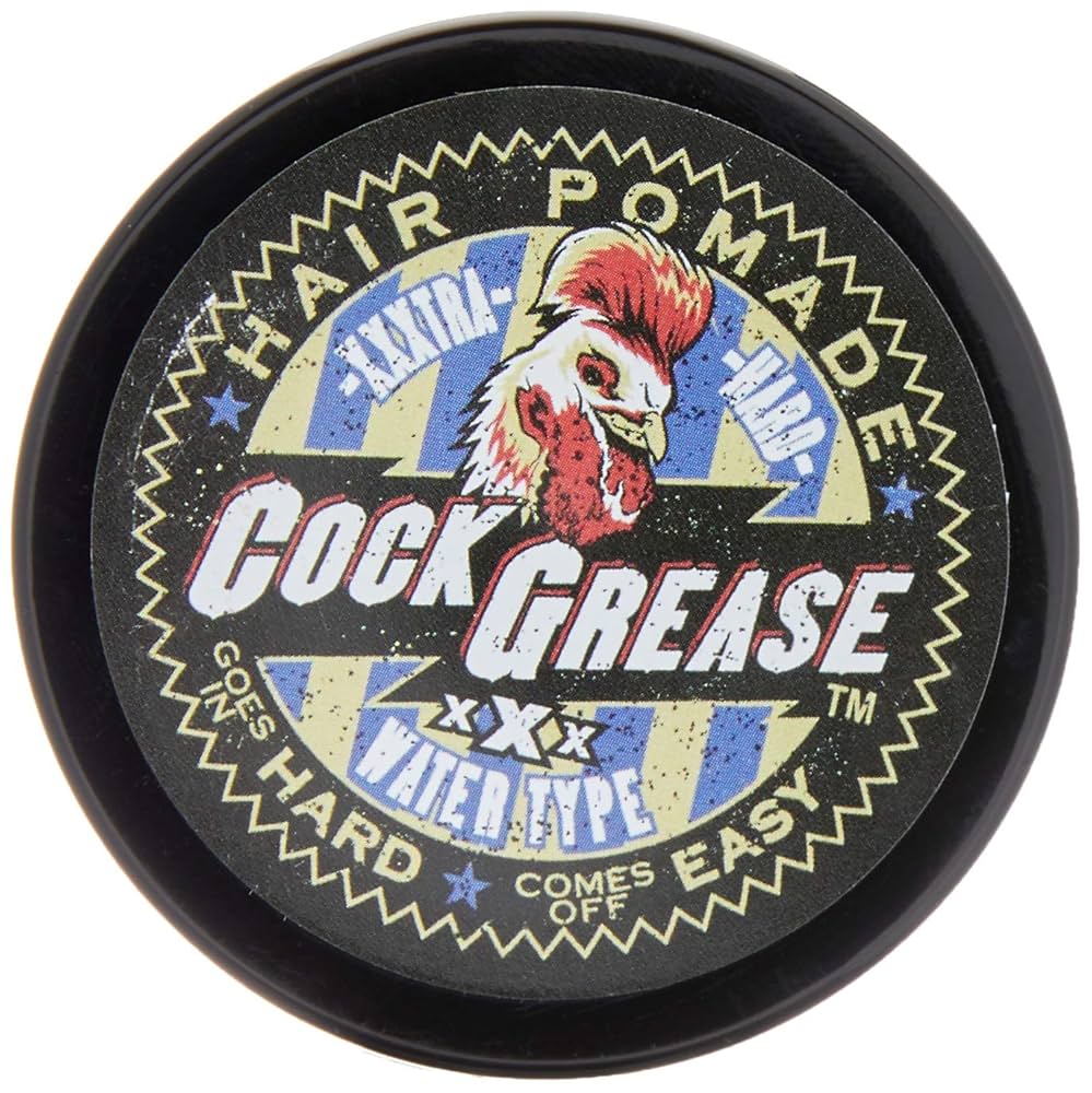 Cock Grease Xxxtra Hard XXX – Hair Styling Pomade for Men, Matte Finish, Extra Hold, 50 g