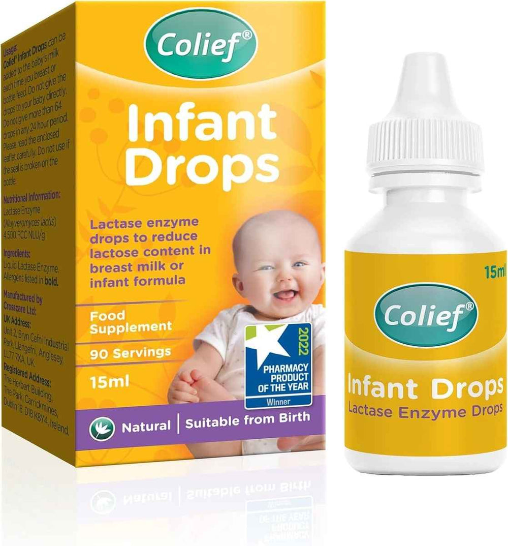 Colief Infant Drops for Children, Lactase Enzyme, Anti-Colic, Drops, 15 ml