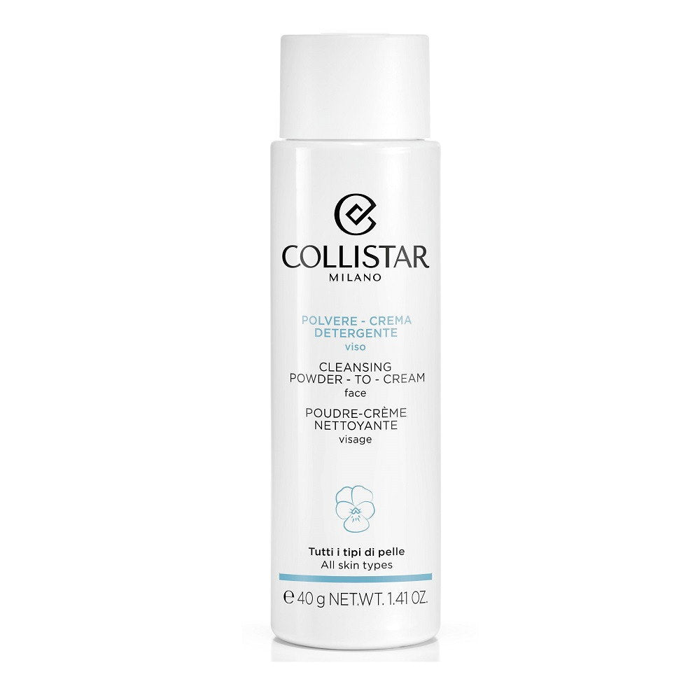 Collistar Powder-To-Cream Cleansing – Exfoliating Powder for Women, 40 g