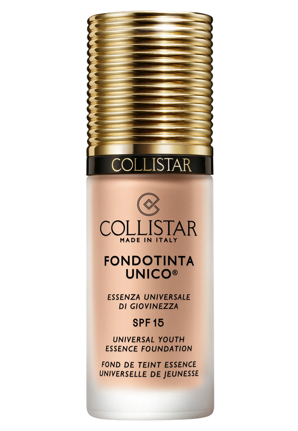 Collistar Unico Matte – Liquid Foundation for Women, 3R, Rosy Beige, SPF 15, 30 ml