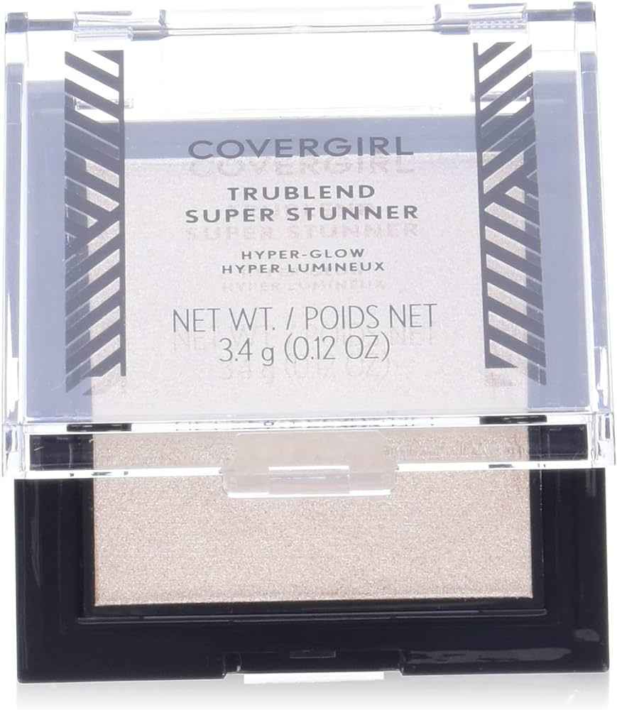 Covergirl Trublend Super Stunner Highlighting – Blush Highlighter Compact for Women, Blue Pearl, 3.4 g