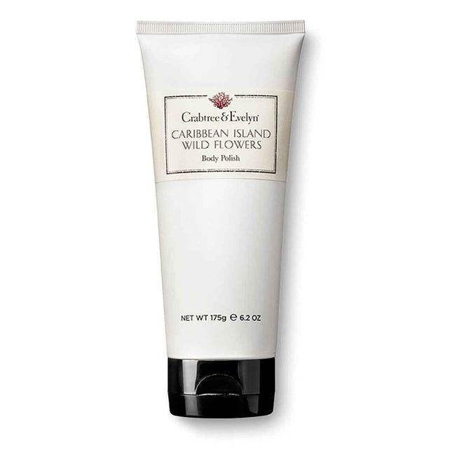 Crabtree & Evelyn Caribbean Island Wild Flowers Cleanse and Scrub – Body Scrub for Women, 175 g