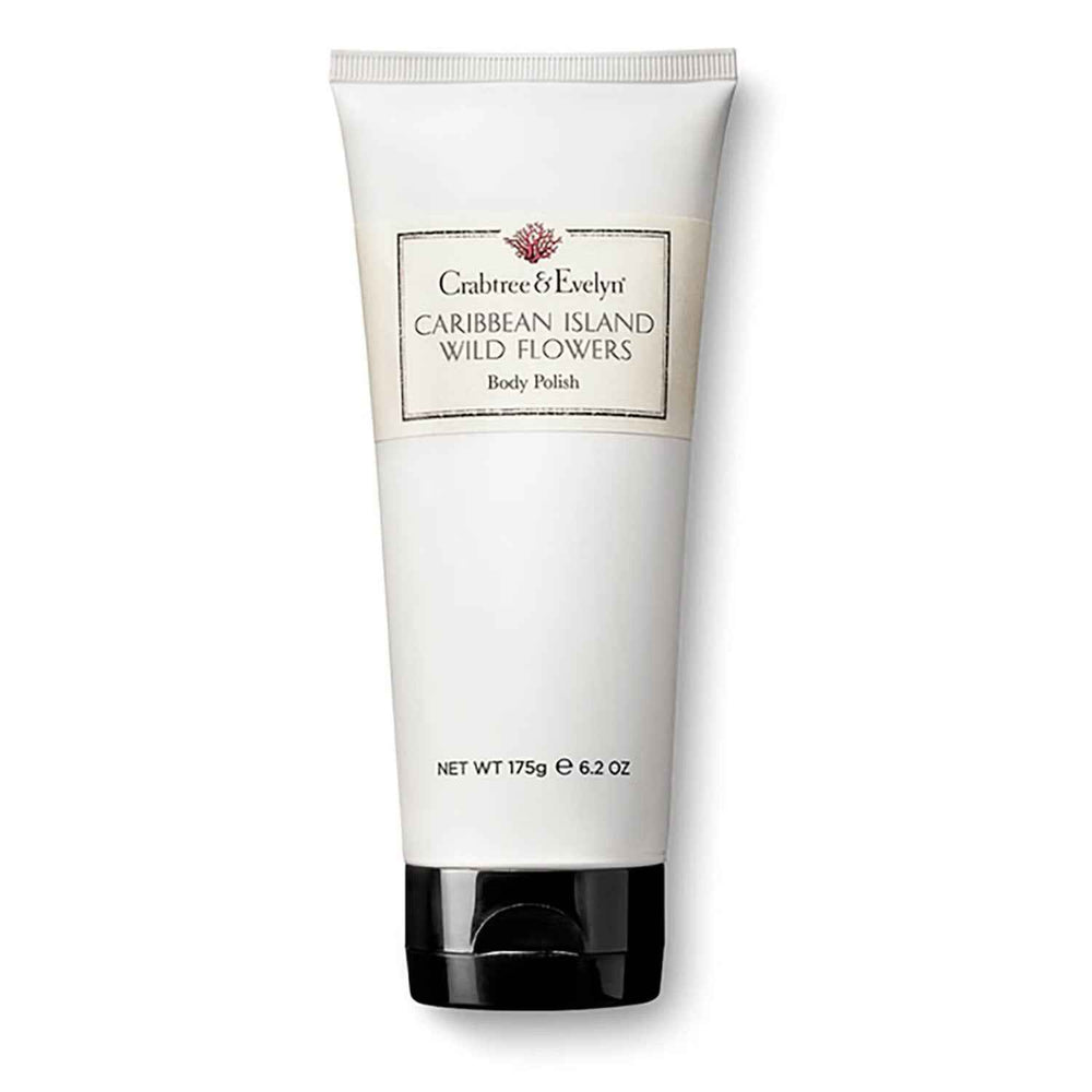 Crabtree & Evelyn Caribbean Island Wild Flowers Cleanse and Scrub – Body Scrub for Women, 175 g