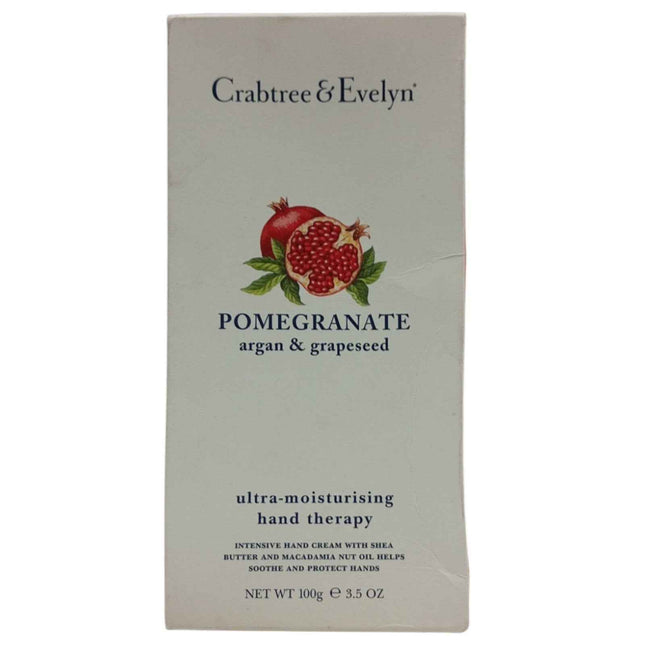 Crabtree & Evelyn Pomegranate Argan & Grapeseed Ultra-Moisturising – Hand Cream Unisex, 100 g Tester