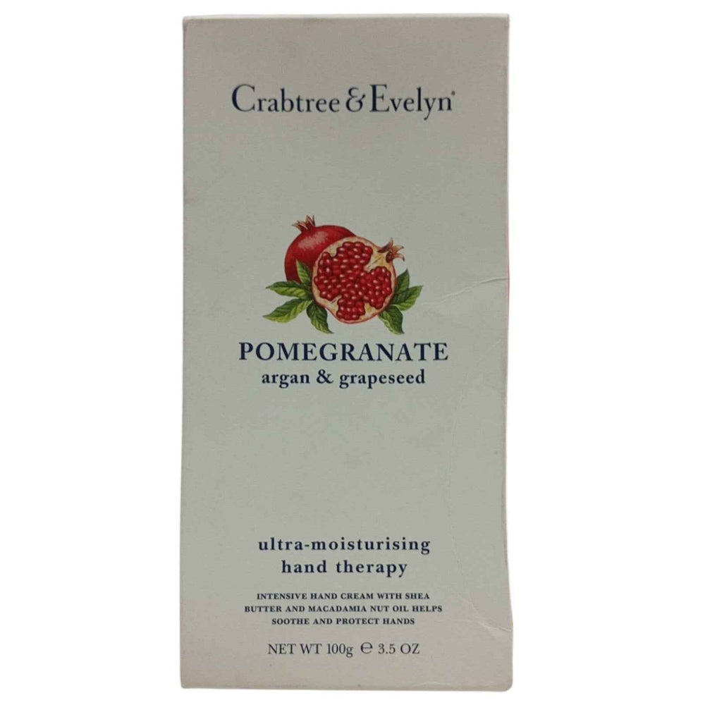 Crabtree & Evelyn Pomegranate Argan & Grapeseed Ultra-Moisturising – Hand Cream Unisex, 100 g Tester