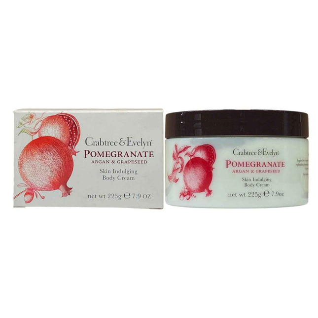 Crabtree & Evelyn Pomegranate & Argan Nourishing – Body Cream for Women, 225 ml