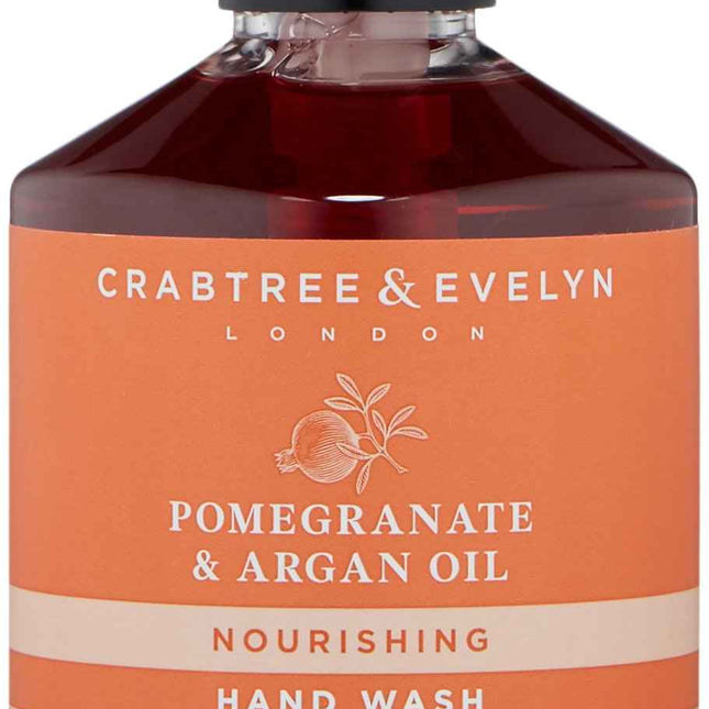 Crabtree & Evelyn Pomegranate & Argan Oil Nourishing – Liquid Soap Unisex, For Hands, 250 ml