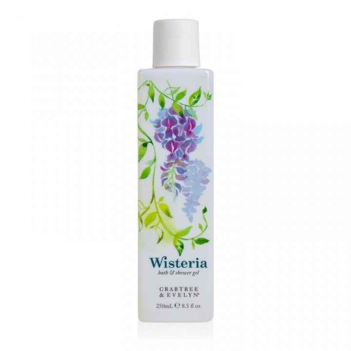 Crabtree & Evelyn Wisteria Cleansing – Shower Gel for Women, For All Skin Types, 250 ml