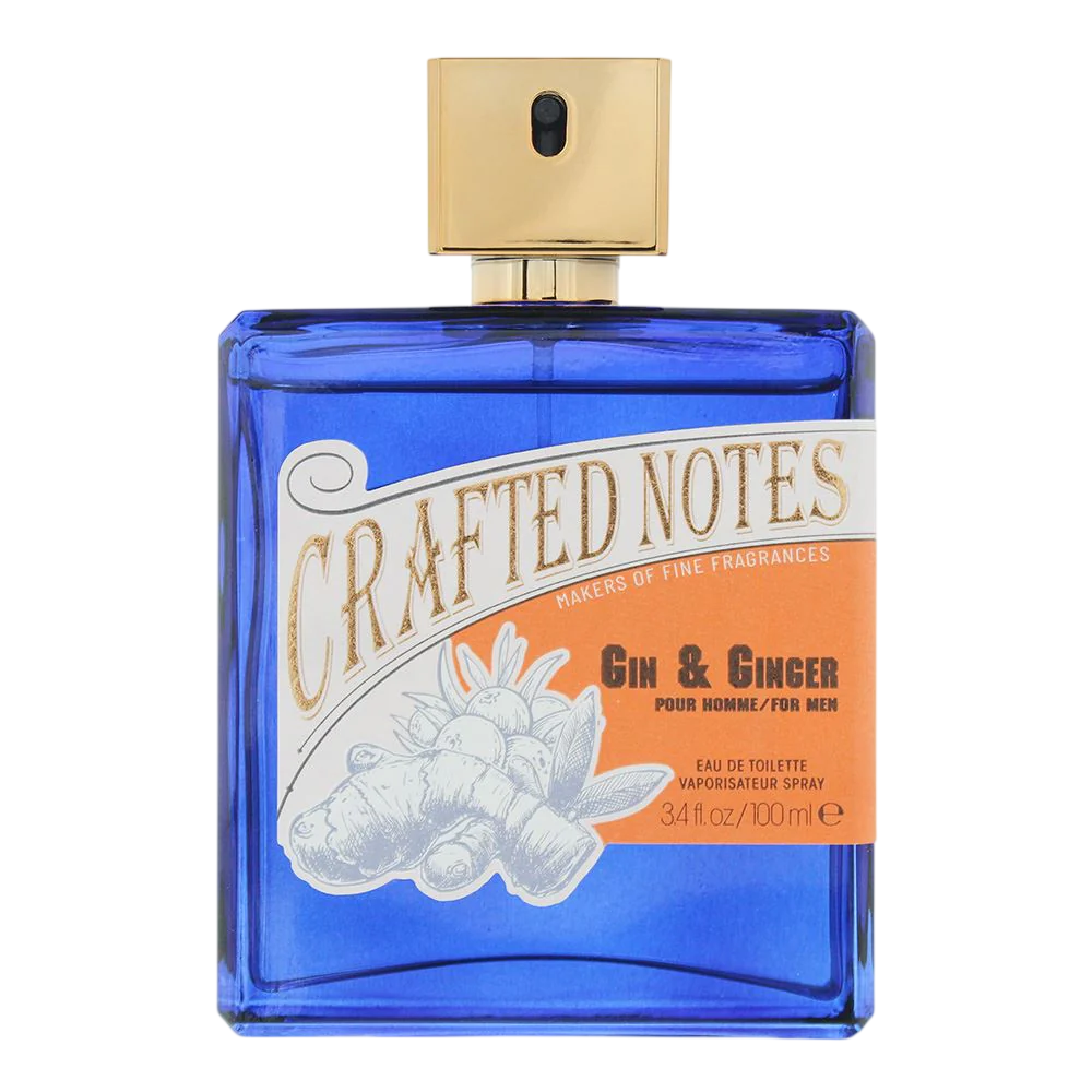 Crafted Notes Gin & Ginger – Eau de Toilette for Men, 100 ml