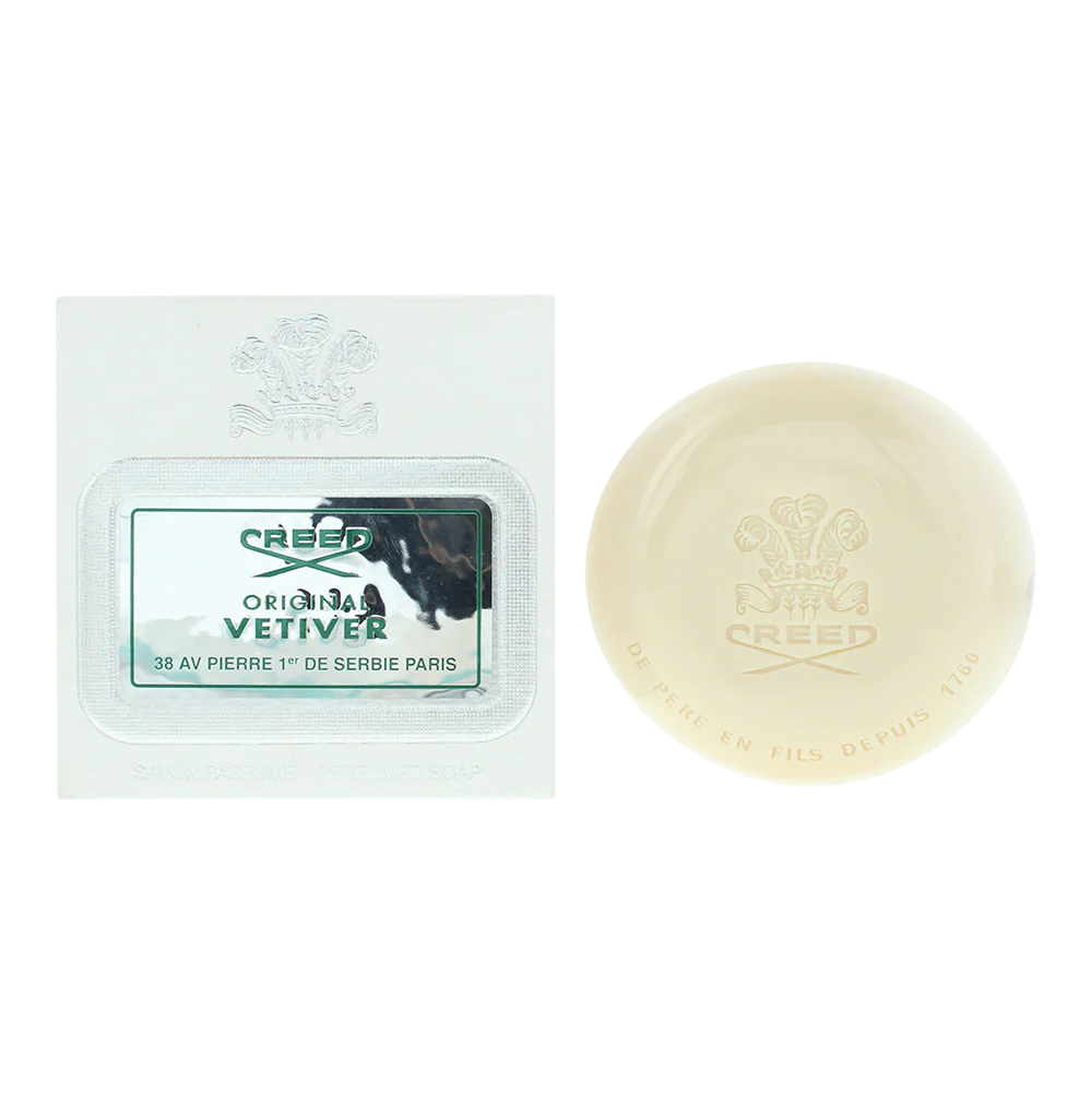 Creed Original Vetiver Smooth – Scented Soap Bar for Men, 150 g