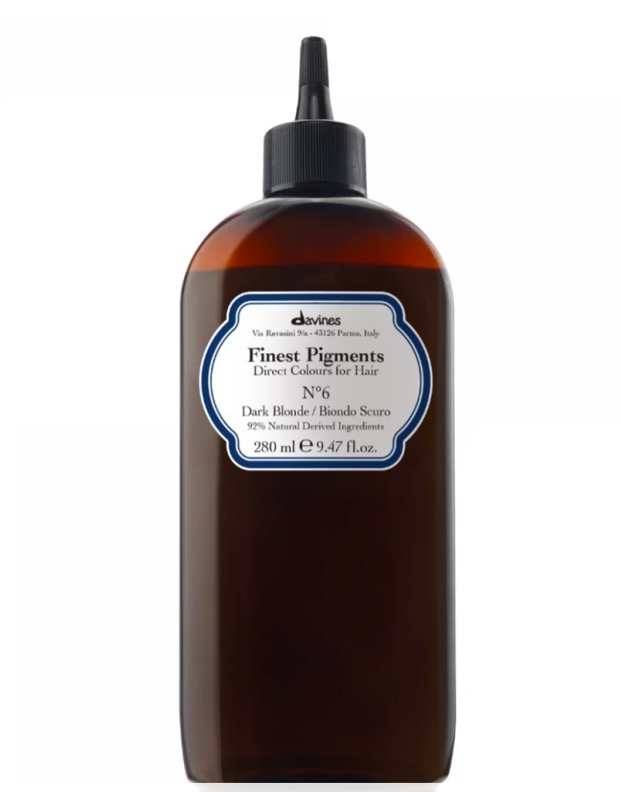 Davines Finest Gloss Natural Ingredients – Hair Colouring Pigment, N.6 Dark Blonde, 280 ml