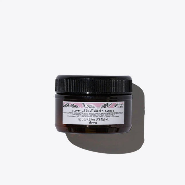 Davines NaturalTech Elevating Clay – Scalp Scrub Unisex, Deep Cleansing, 120 g