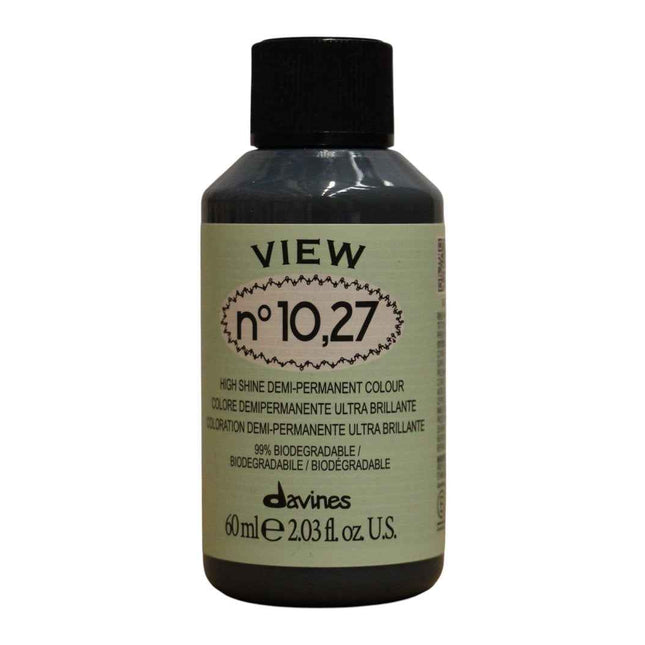 Davines View – Demi-Permanent Hair Dye for Women, 10.27, 60 ml