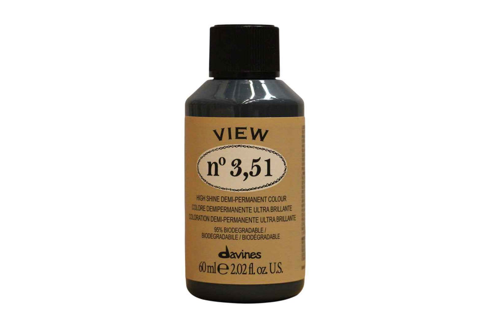 Davines View – Demi-Permanent Hair Dye for Women, 3.51, 60 ml