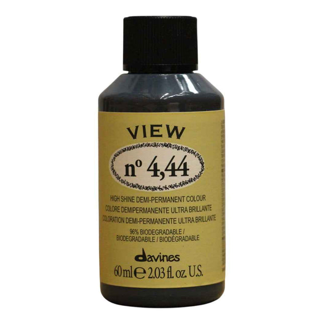 Davines View – Demi-Permanent Hair Dye for Women, 4.44, 60 ml