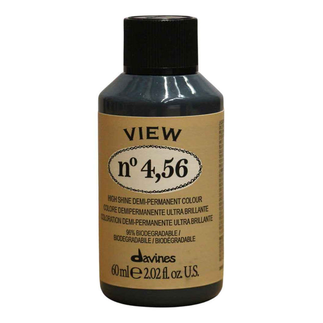 Davines View – Demi-Permanent Hair Dye for Women, 4.56 Gloss, 60 ml