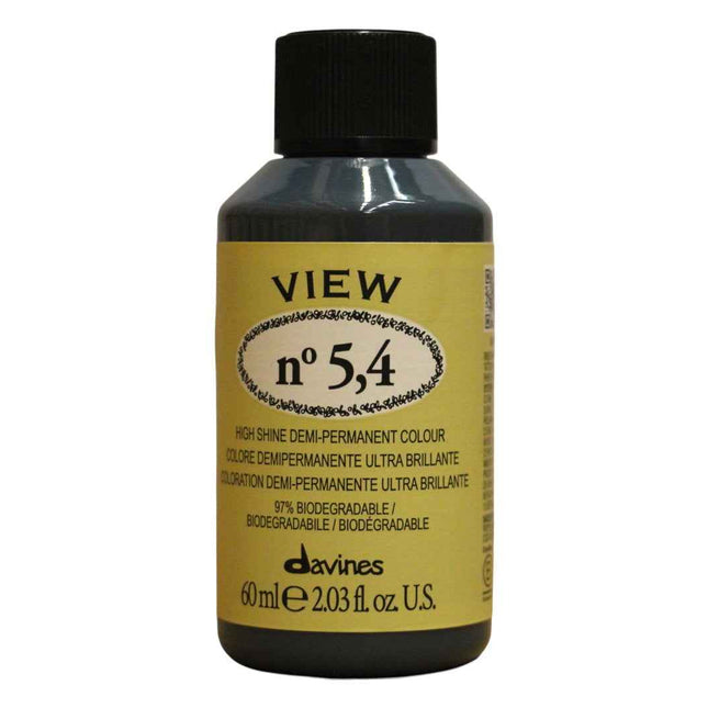 Davines View – Demi-Permanent Hair Dye for Women, 5.4, 60 ml