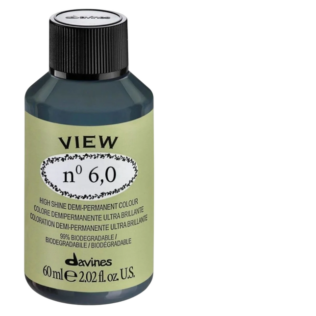 Davines View – Demi-Permanent Hair Dye for Women, 6.0, 60 ml