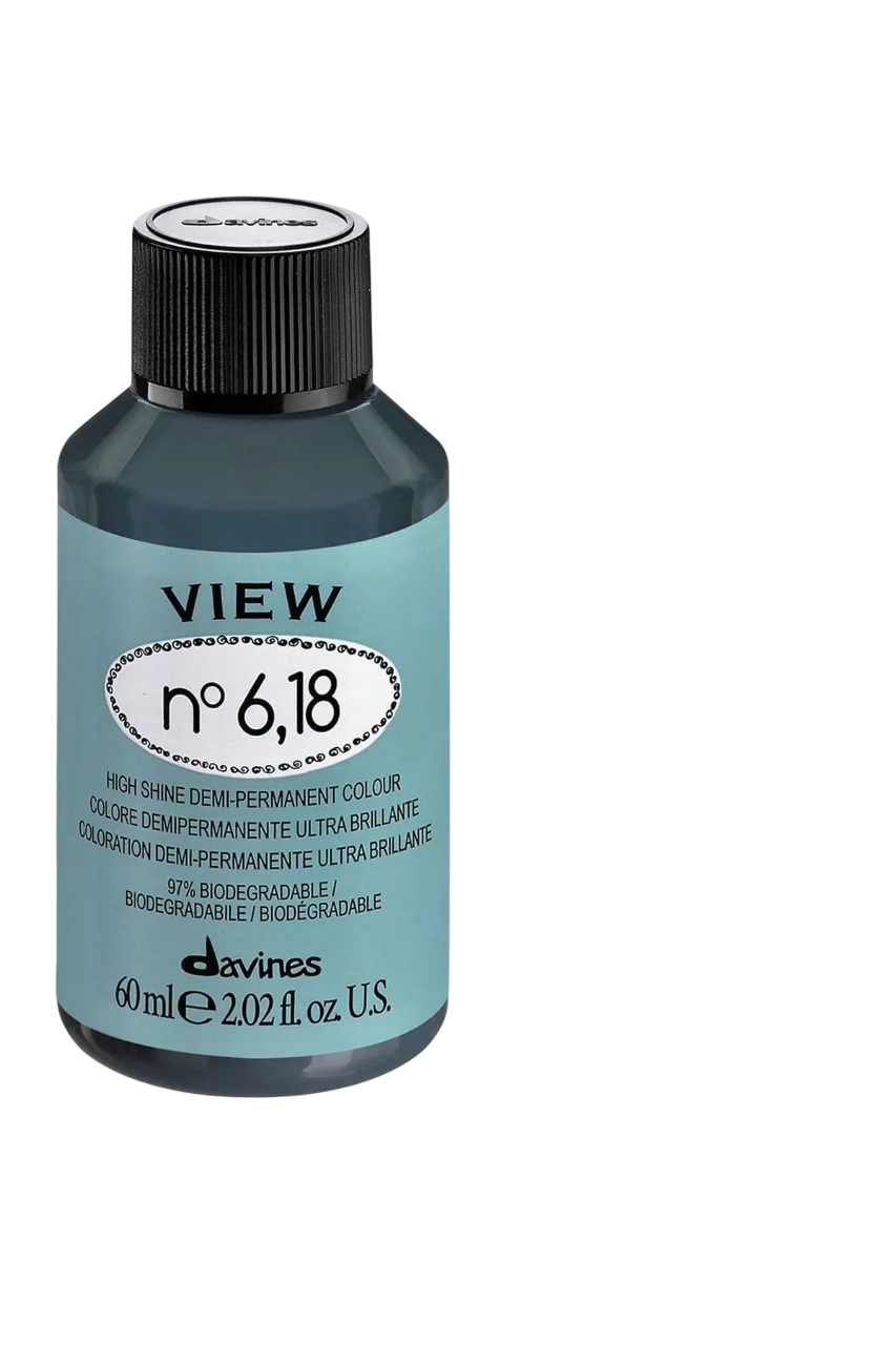 Davines View – Demi-Permanent Hair Dye for Women, 6.18, 60 ml