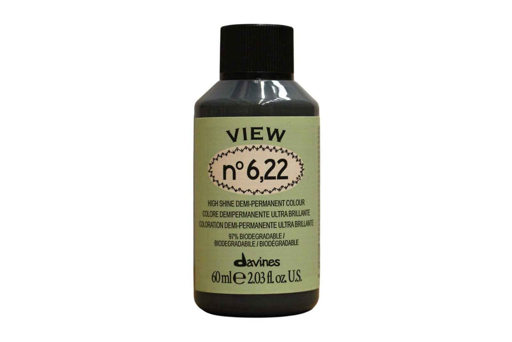 Davines View – Demi-Permanent Hair Dye for Women, 6.22, 60 ml
