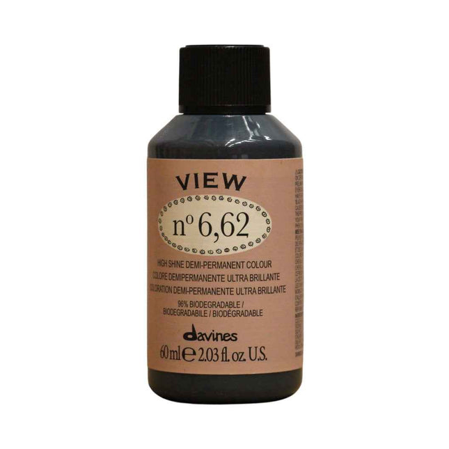 Davines View – Demi-Permanent Hair Dye for Women, 6.62, 60 ml