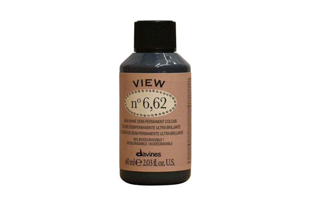 Davines View – Demi-Permanent Hair Dye for Women, 6.62, 60 ml
