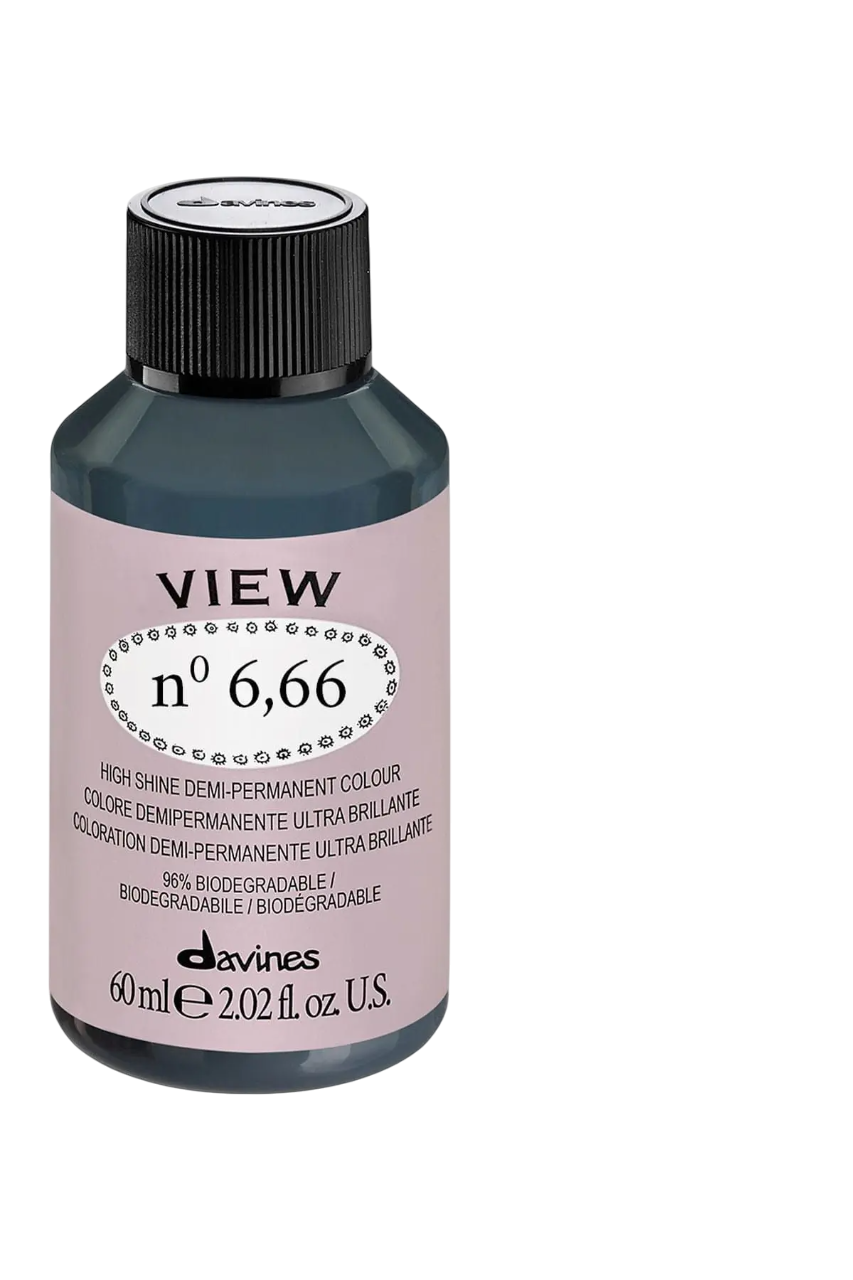 Davines View – Demi-Permanent Hair Dye for Women, 6.66, 60 ml