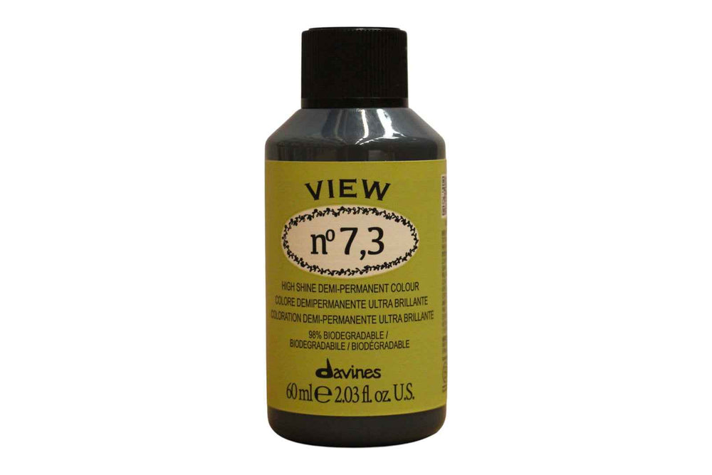 Davines View – Demi-Permanent Hair Dye for Women, 7.3, 60 ml