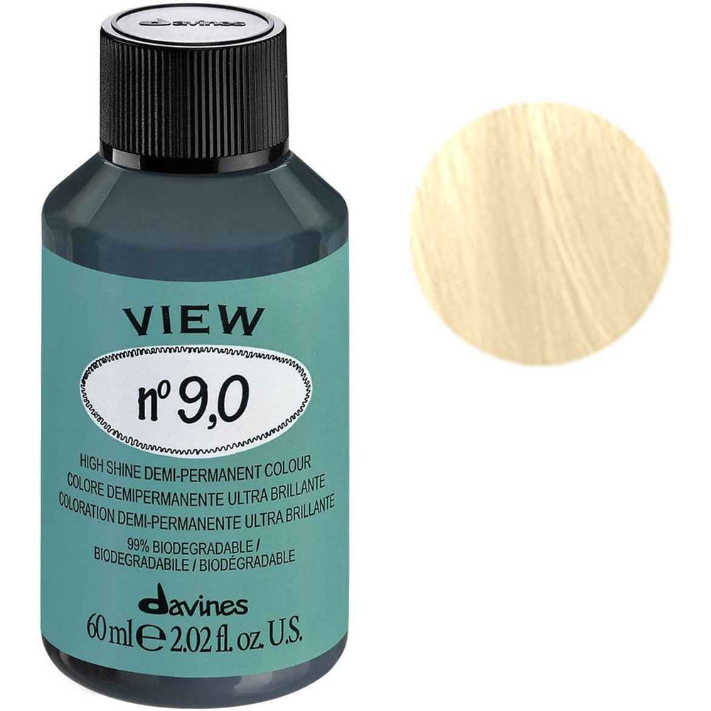 Davines View – Demi-Permanent Hair Dye for Women, 9.0, 60 ml