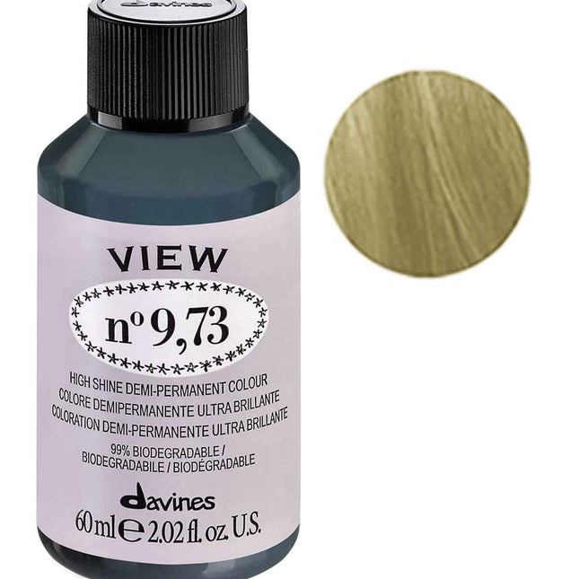 Davines View – Demi-Permanent Hair Dye for Women, 9.73, 60 ml