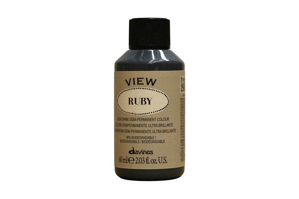 Davines View – Demi-Permanent Hair Dye for Women, Ruby, 60 ml