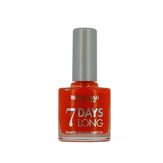 Deborah 10 Days Long – Nail Polish for Women, 880, Orange, 11 ml