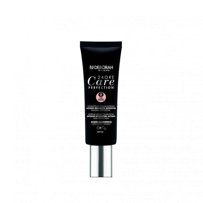 Deborah 24 Ore Care Perfection Hydrating – Liquid Foundation for Women, Farose, SPF 20, 30 ml
