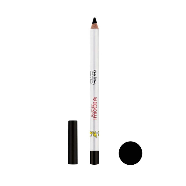 Deborah 24 Ore Keith Haring – Gel Pencil Eyeliner for Women, Black, 1.5 g