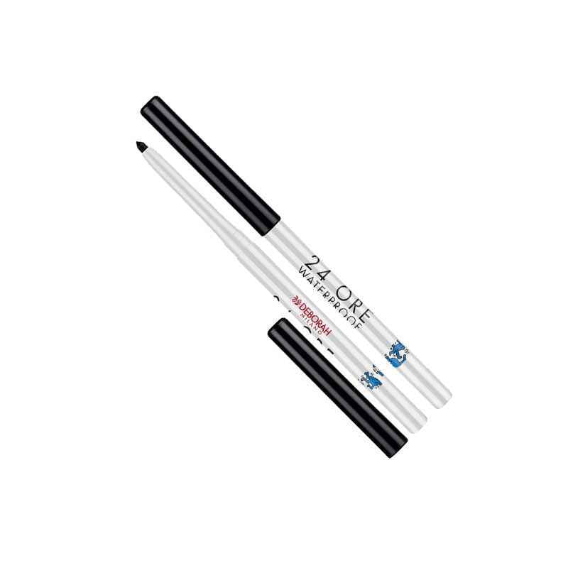 Deborah 24 Ore Keith Haring Waterproof Retractable – Gel Pencil Eyeliner for Women, Black, 0.3 g