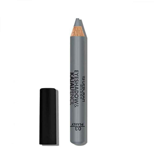 Deborah Blending – Eyeshadow & Kajal Eyeliner 2-in-1 for Women, 3, Silver, 2 g