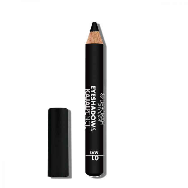 Deborah Blending Matt – Eyeshadow & Kajal Eyeliner 2-in-1 for Women, 01, Black, 2 g