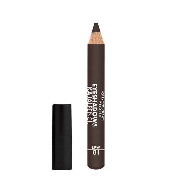 Deborah Blending Matt – Eyeshadow & Kajal Eyeliner 2-in-1 for Women, 10, Brown, 2 g Tester